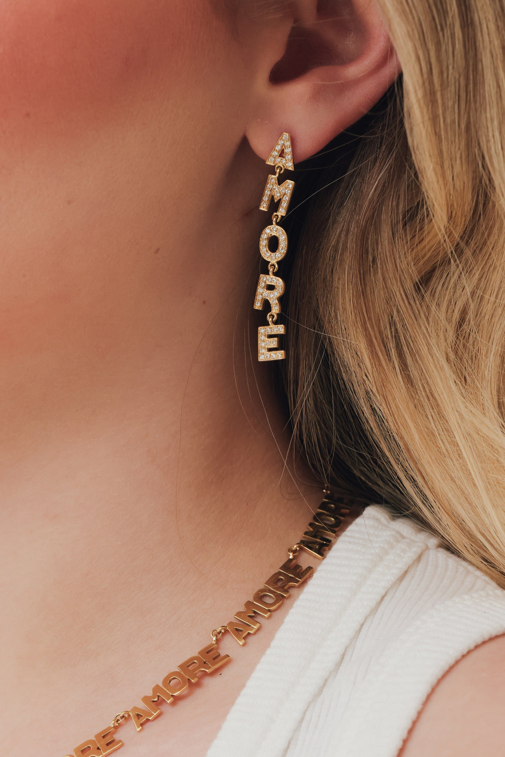amore diamonds earrings