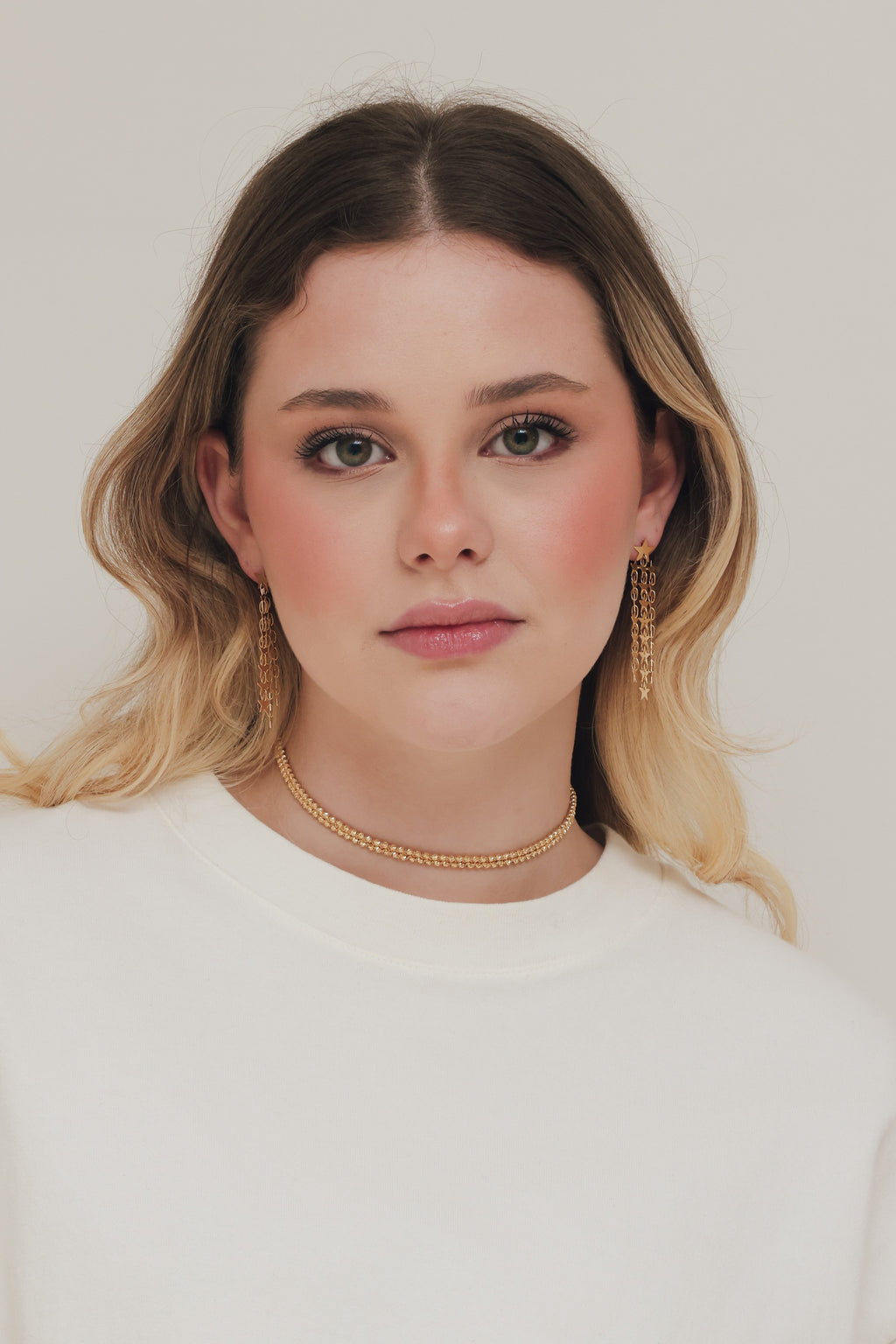 superstar trio earrings