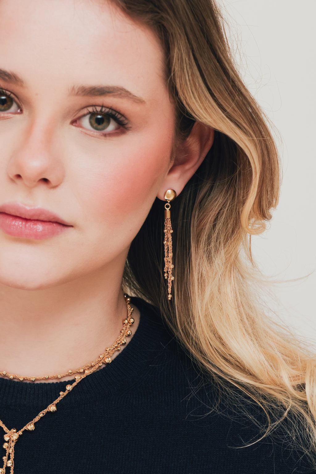 sparkling earrings