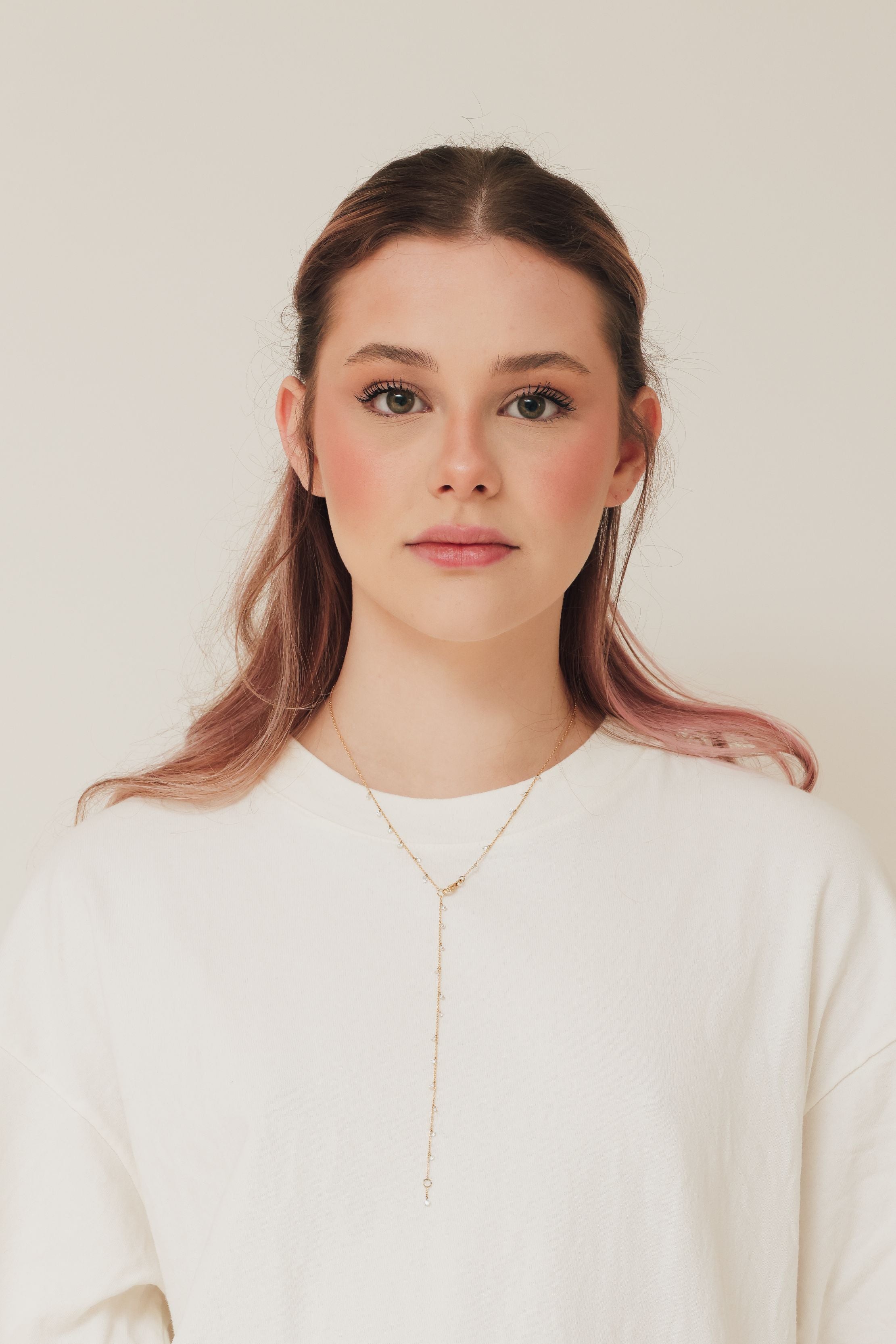 happy diamonds lariat necklace